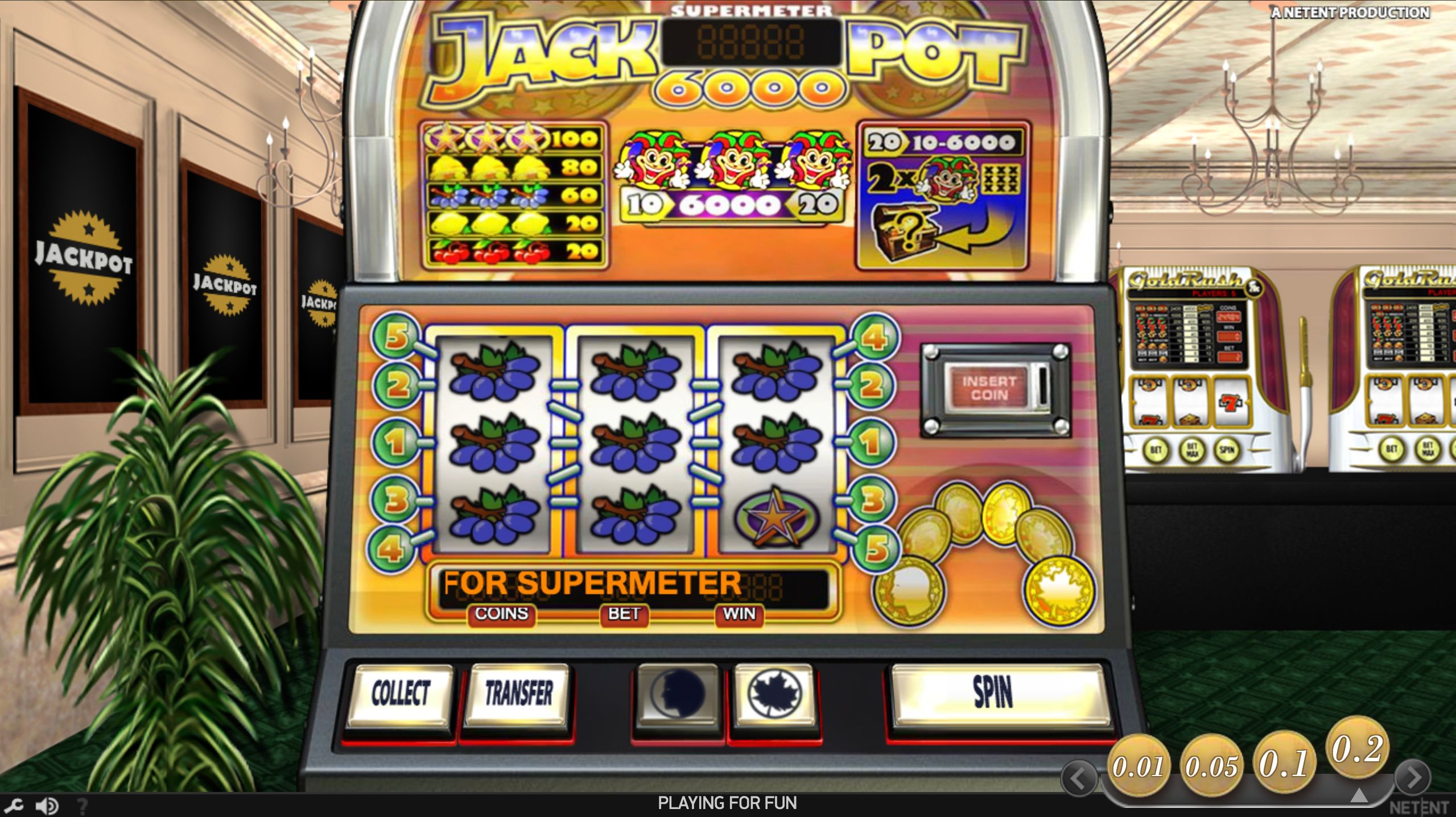 Jackpot 6000 spilleautomat